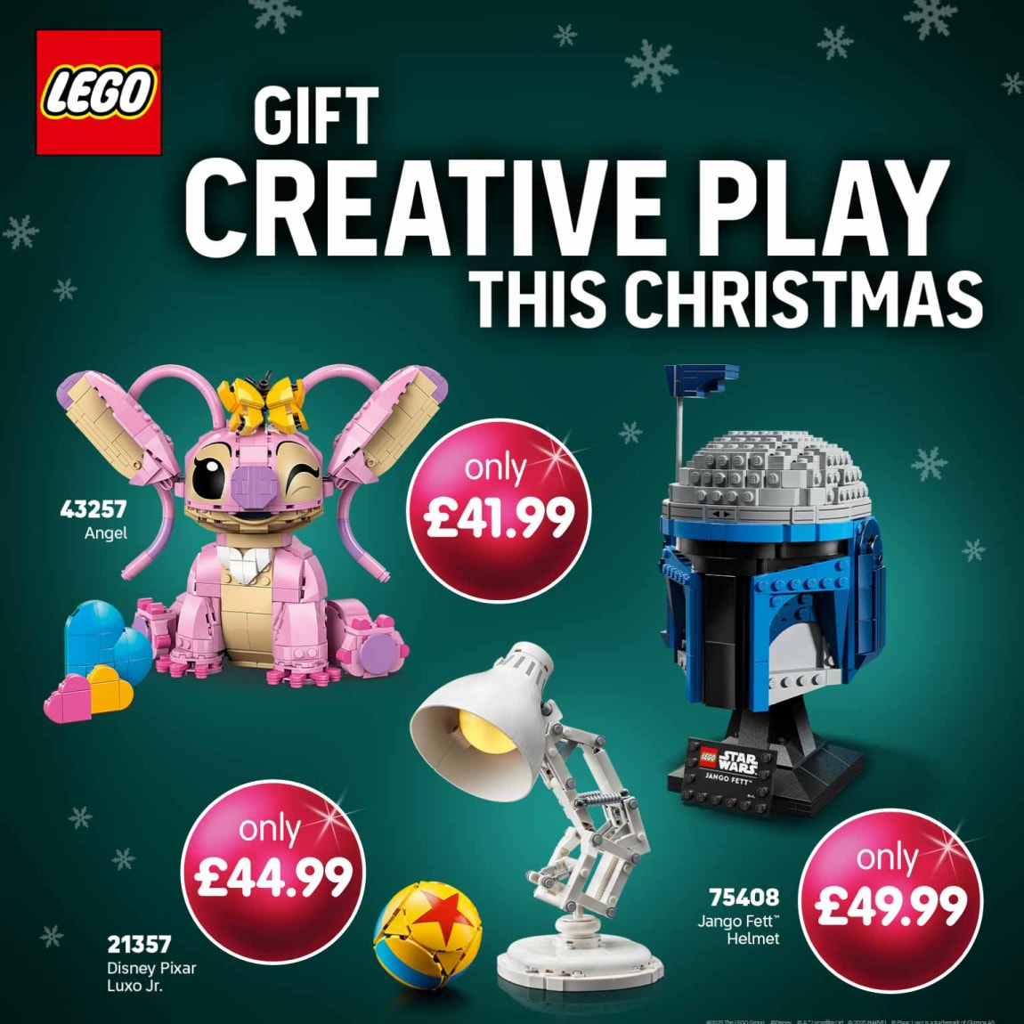 LEGO Christmas Gifts at B&M.