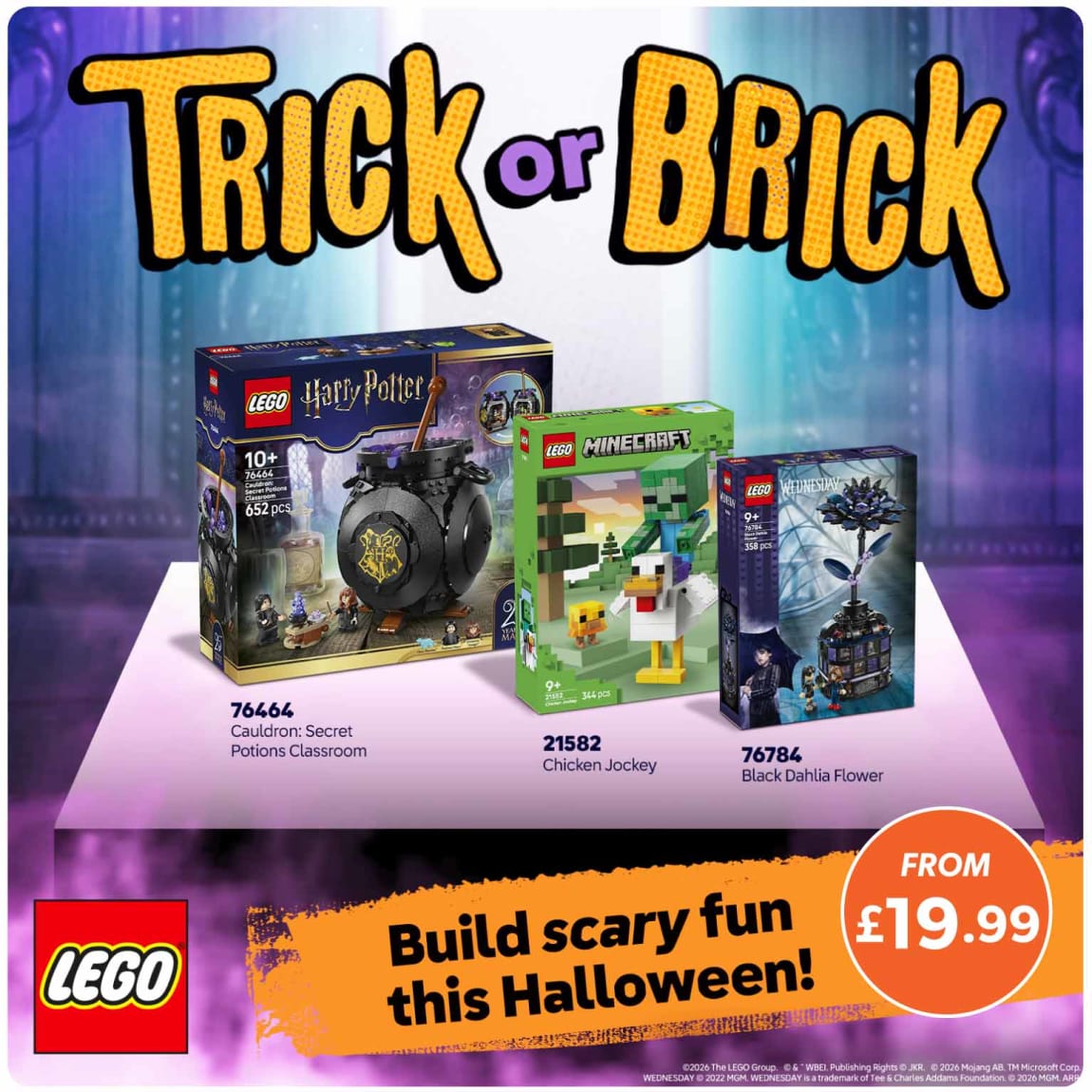 Save on LEGO Halloween at B&M.