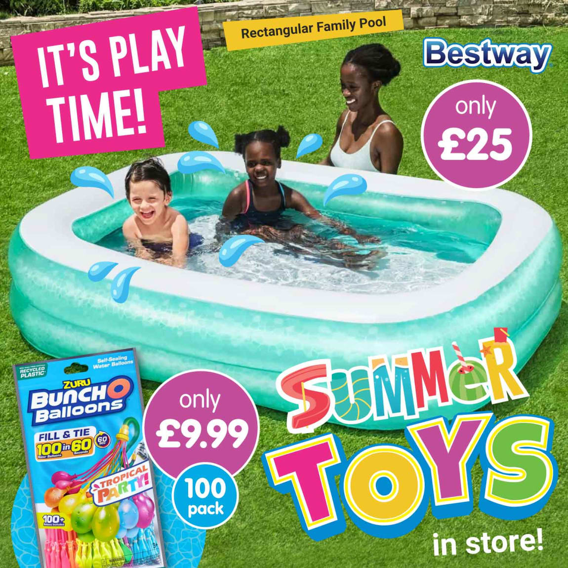 B&M Summer Outdoor Toys.