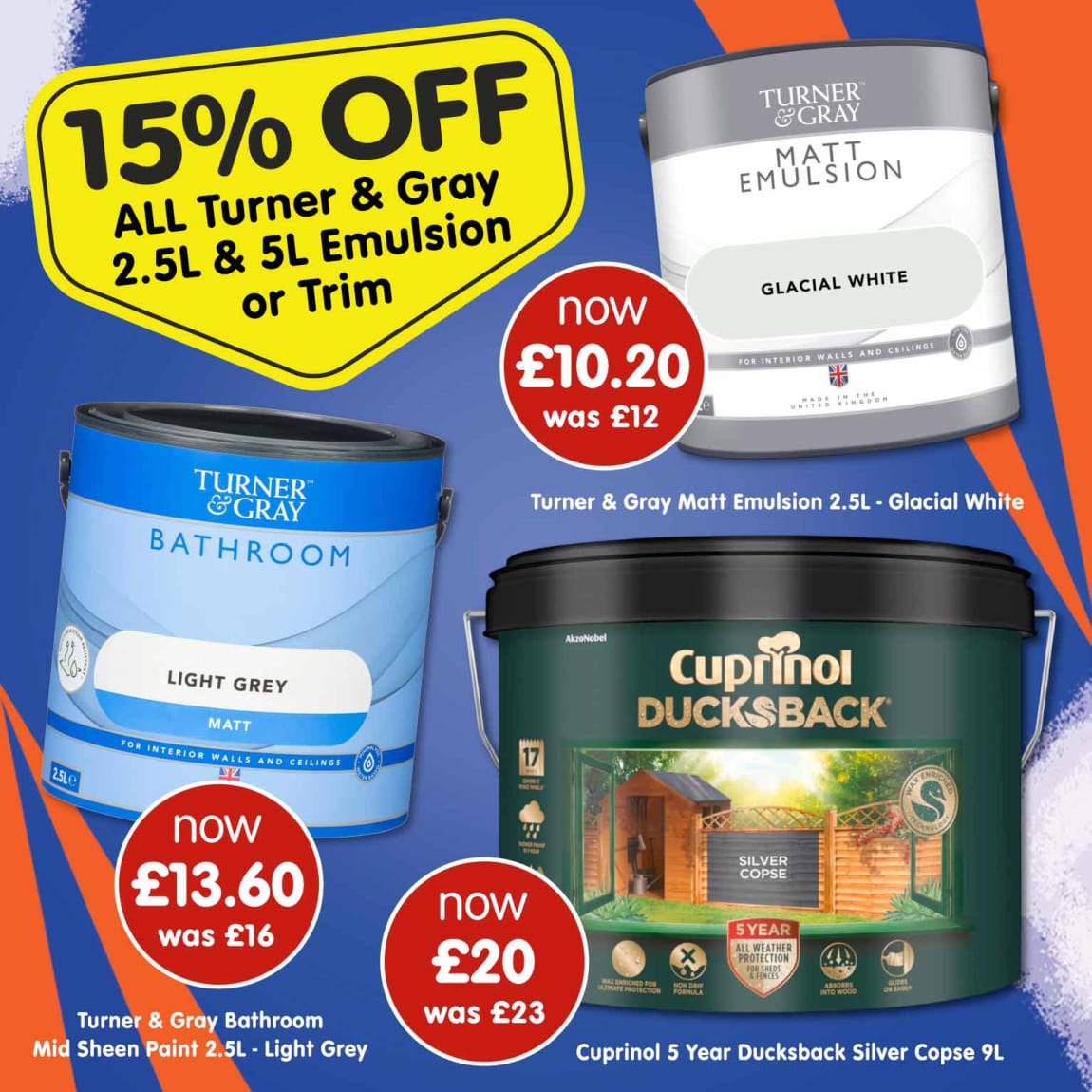 B&M Paint Deals.