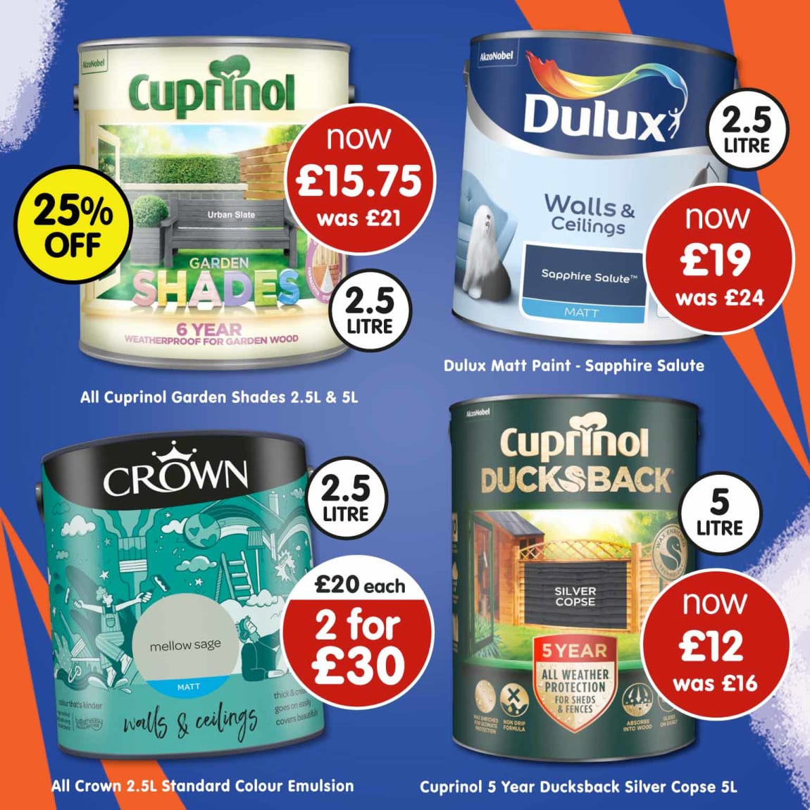 Latest Paint Offers at B&M.