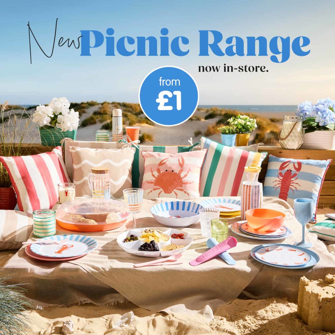 New picnic range now in store at B&M.
