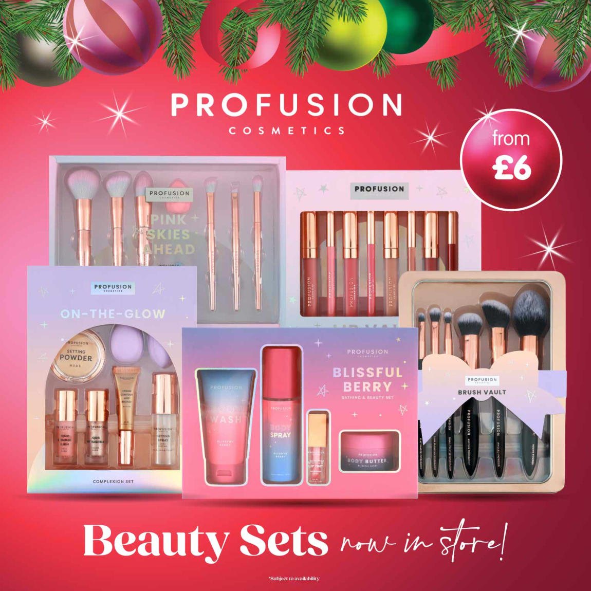 Profusion Cosmetics at B&M. Square.