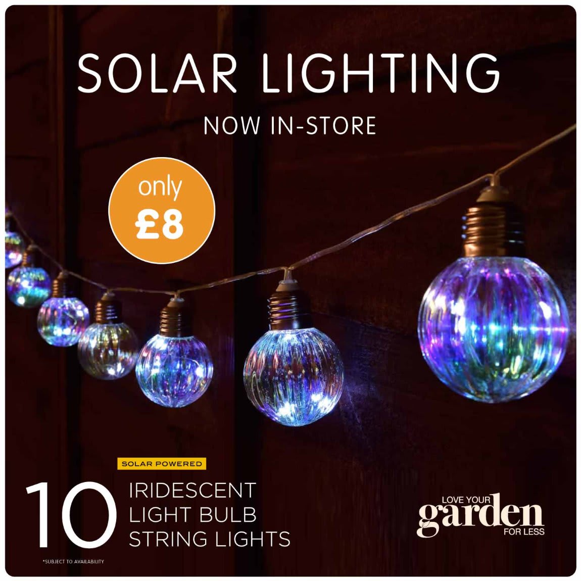 Save on Solar Lighting at B&M.