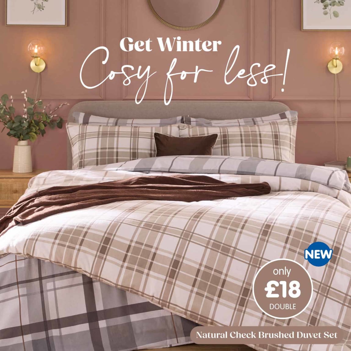 Winter Cosy at B&M. Square.