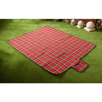 Outdoor Car Storage >> Tartan Picnic Rug - Red | Camping & Outdoors - B&M Stores Outdoor Car Storage >> Tartan Picnic Rug - Red | Camping & Outdoors - B&M Stores