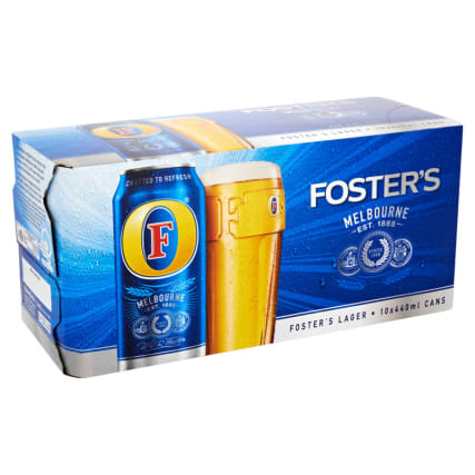 Foster's Lager 10 x 440ml Cans