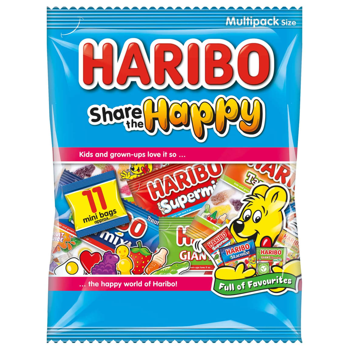 Haribo Share The Happy Mini Bags 176g Haribo Sweets B M Stores