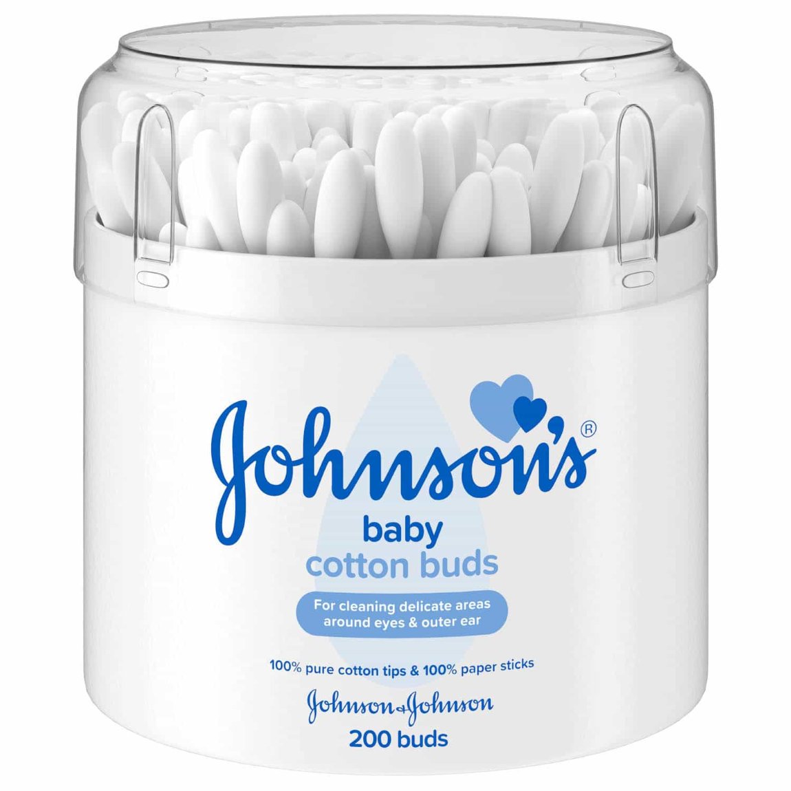 Johnson's Cotton Buds 200pk Baby Toiletries B&M Stores