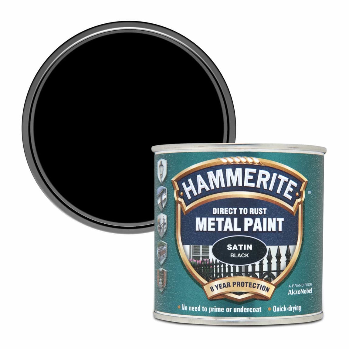 305746-hammerite-direct-to-rust-metal-paint-satin-finish-black-250ml-paint-3