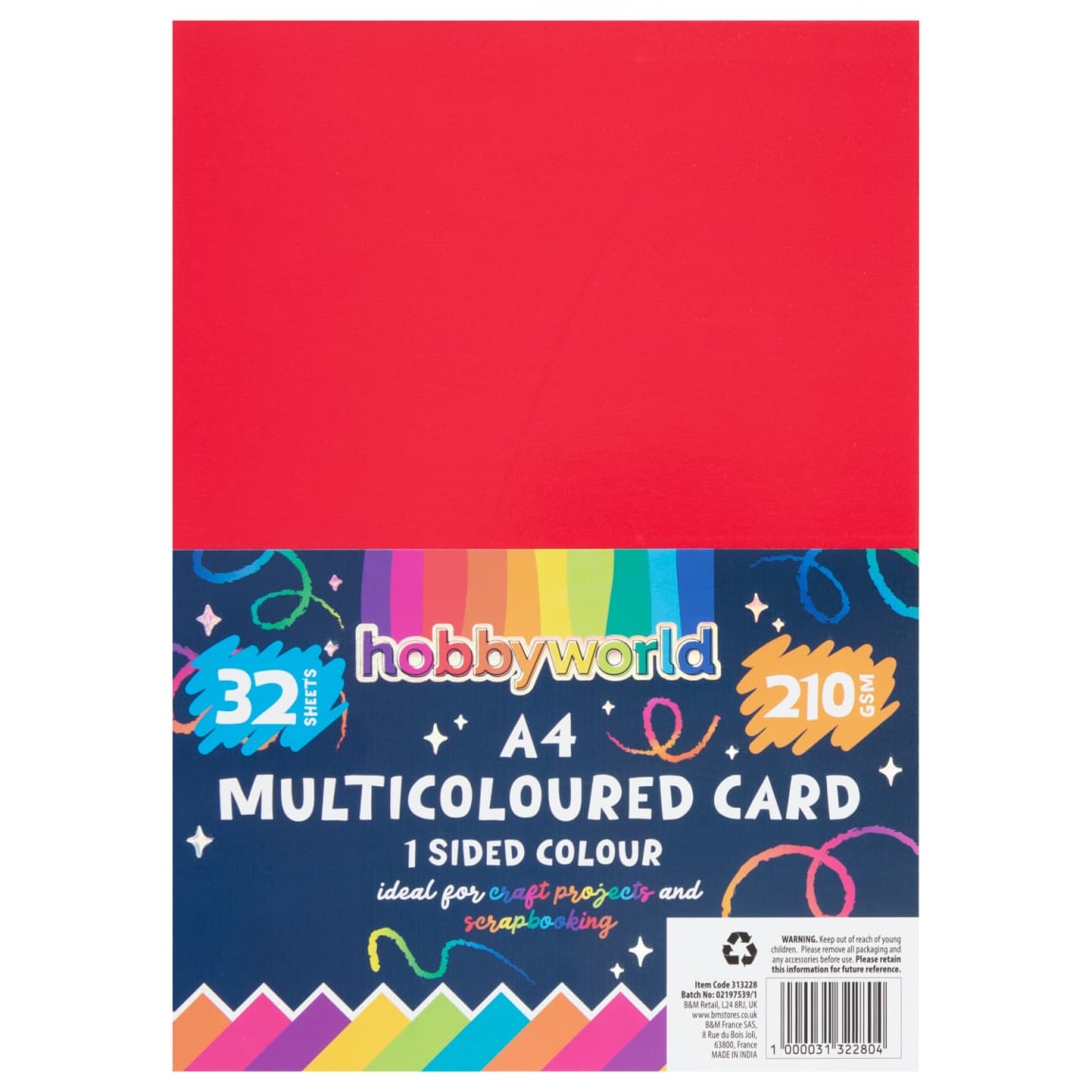 313228-hobbyworld-a4-multicoloured-card