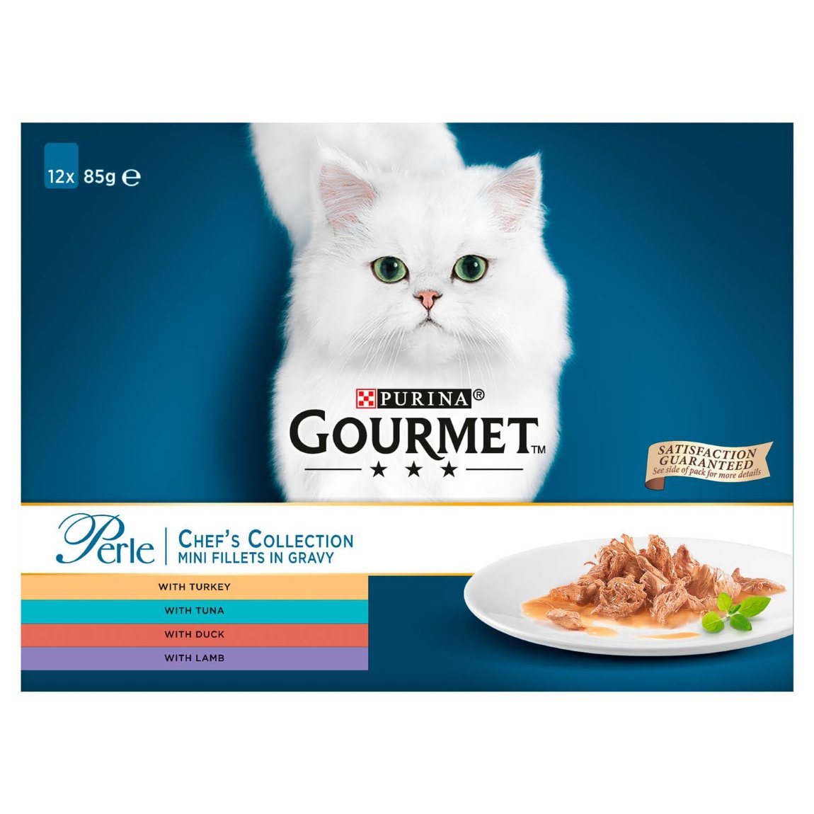 Gourmet Perle Chef's Collection Cat Food 12 x 85g Pets, Pet Food