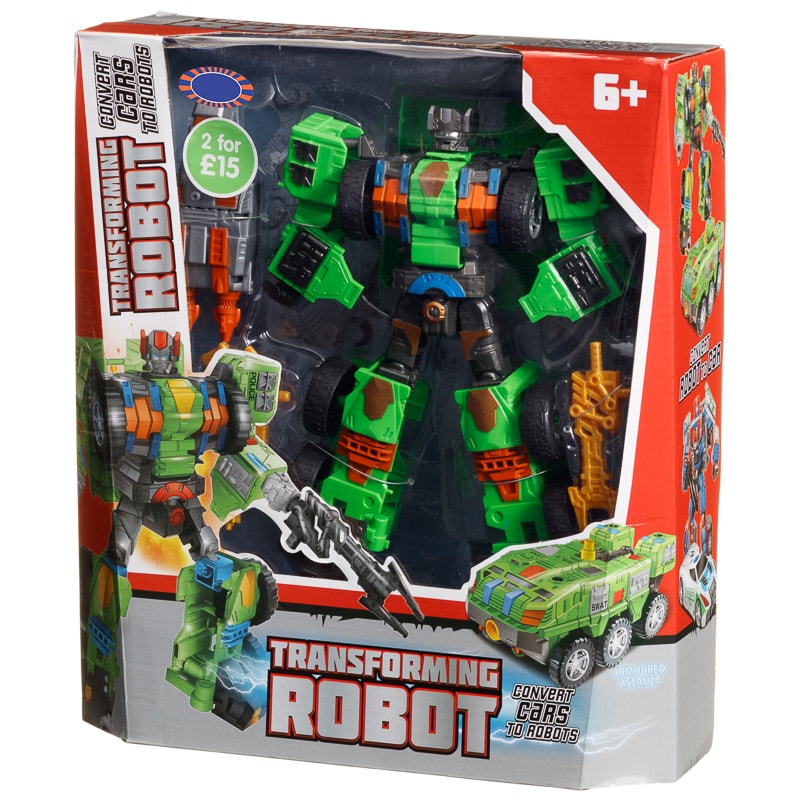 Transforming Robot Action Figure Toys B&M