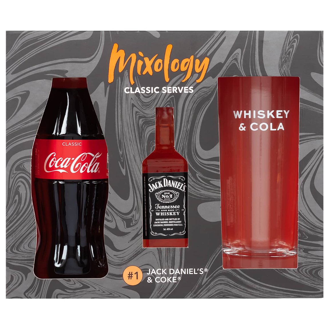 Mixology Classic Serves Jack Daniel's & Coke Gift Set B&M