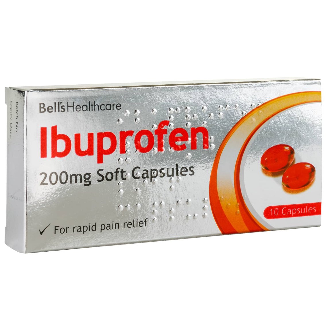 Bell's Ibuprofen Soft Capsules 10pk Painkillers B&M