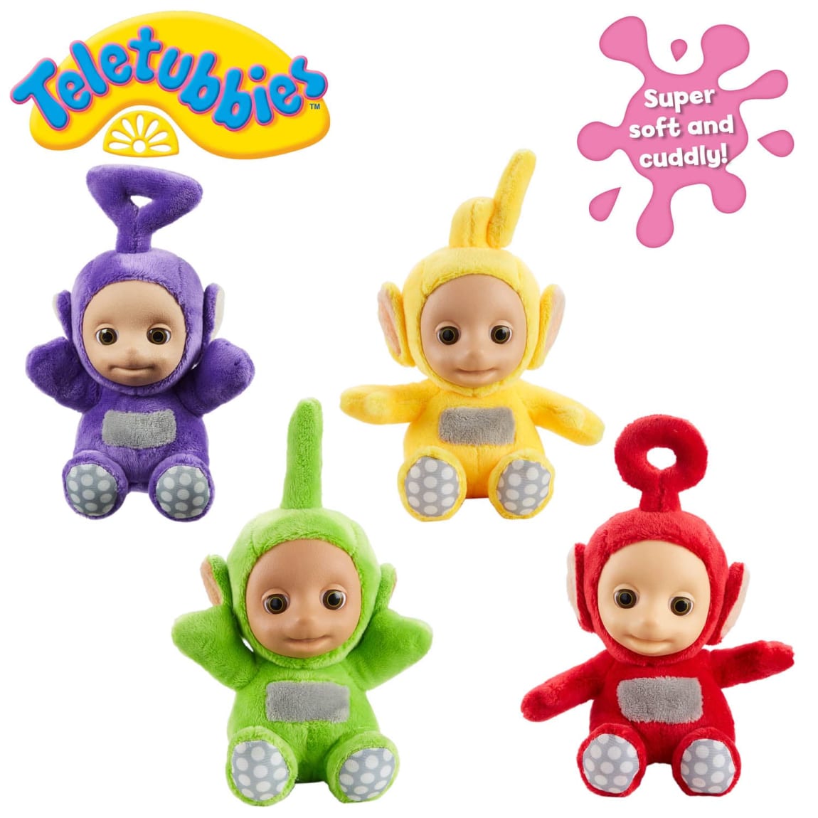 Teletubbies Super Soft Toys 4pk L Toys B M