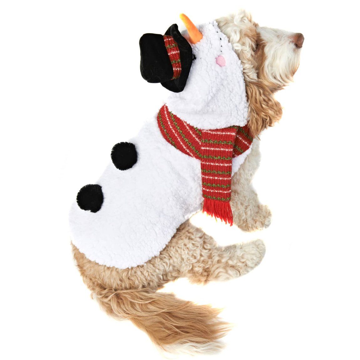 Snowman Christmas Dog Costume MXL Pets Dog Jumpers B&M