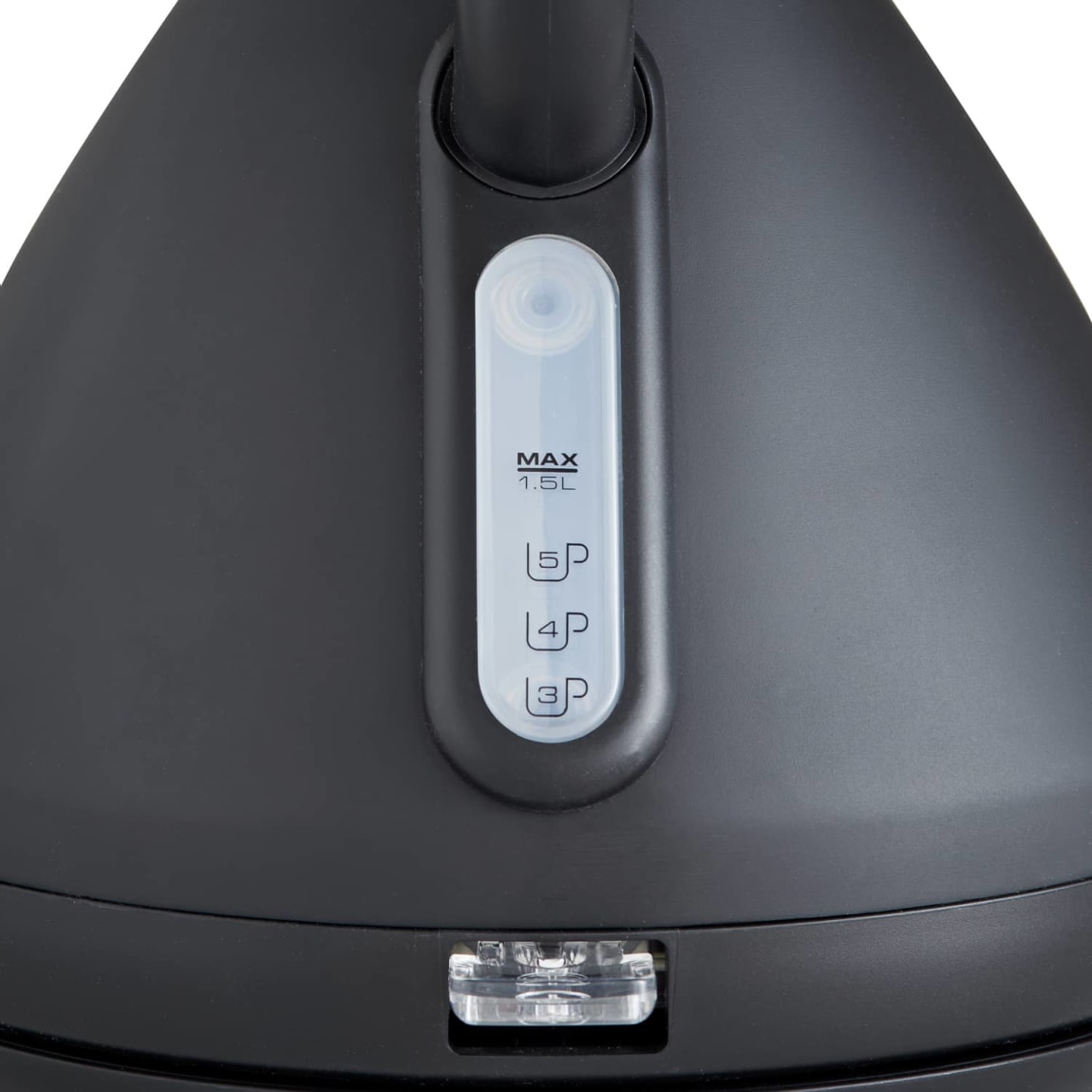 Goodmans Pyramid Kettle 1.5L Matt Black Kitchen B&M