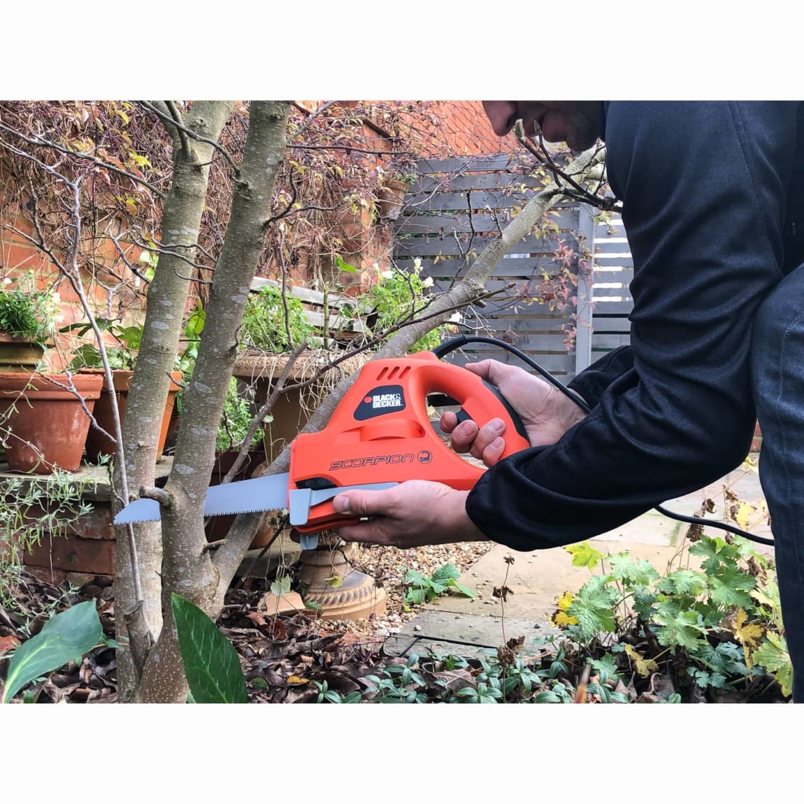 Black & Decker Scorpion Garden Power Saw Garden Power Tools B&M