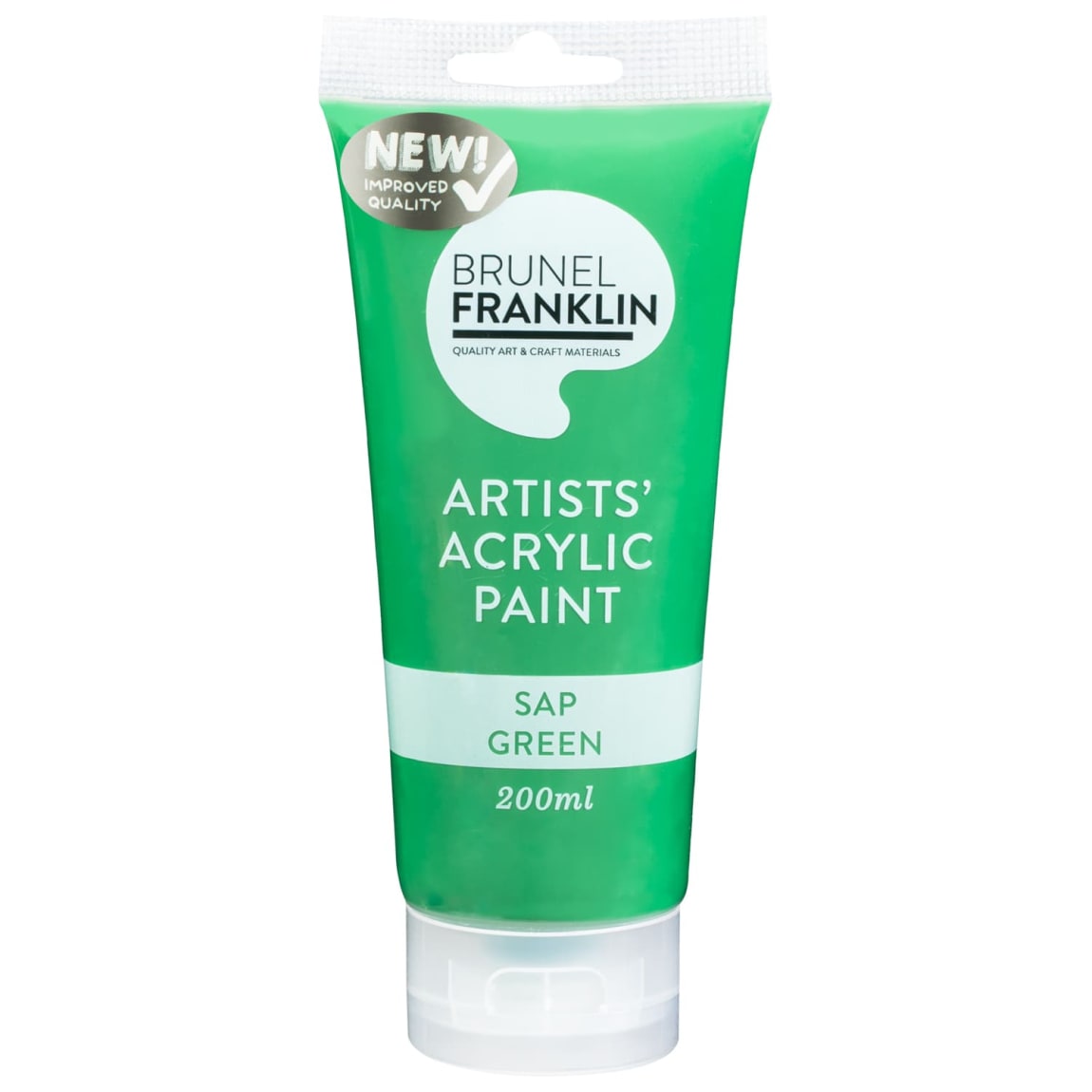 356878-brunel-franklin-artists-acrylic-paint-200ml-sap-green