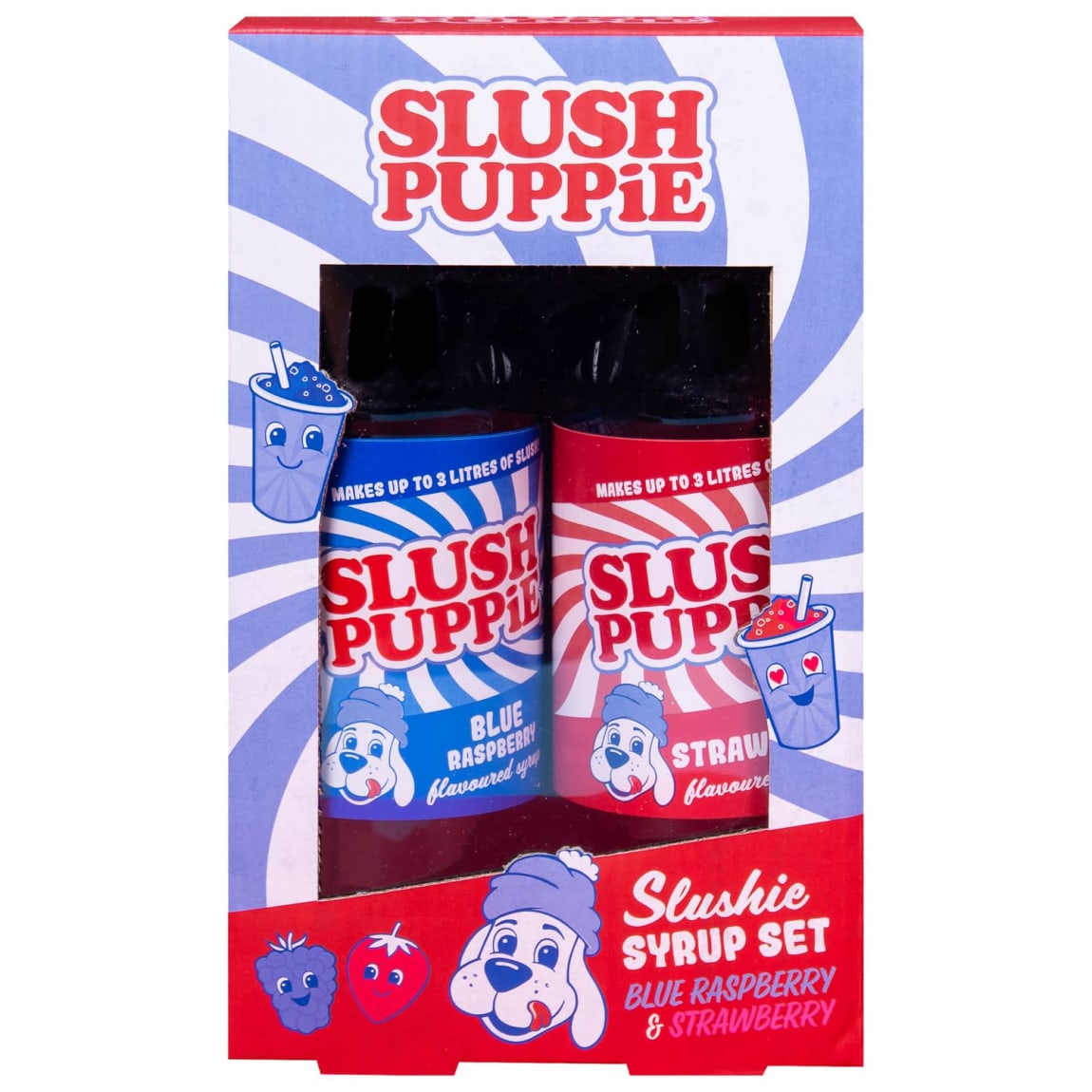 Slush Puppie Slushie Syrup Set Flavoured Crushed Ice B&M