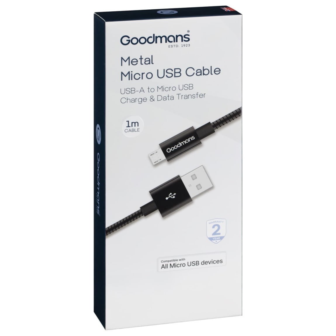 357007-goodmans-metal-micro-usb-cable-1m-black