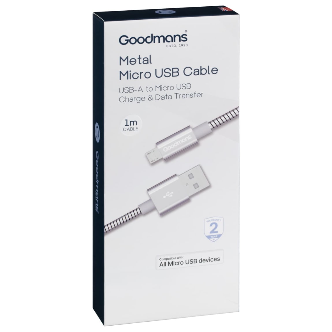 357007-goodmans-metal-micro-usb-cable-1m-silver