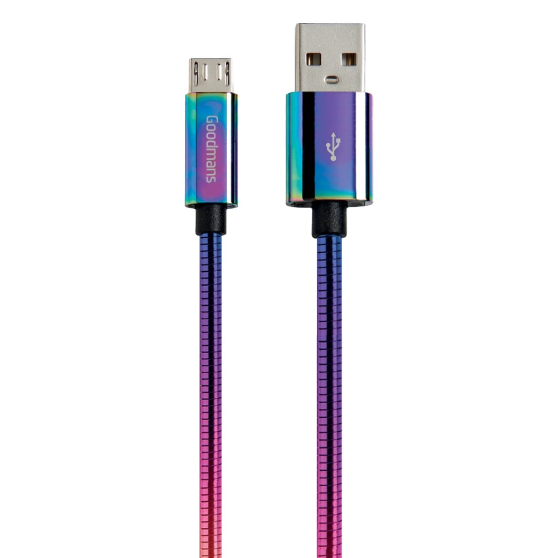 357007-goodmans-metal-micro-usb-charge-and-sync-cable-1m-iridescent