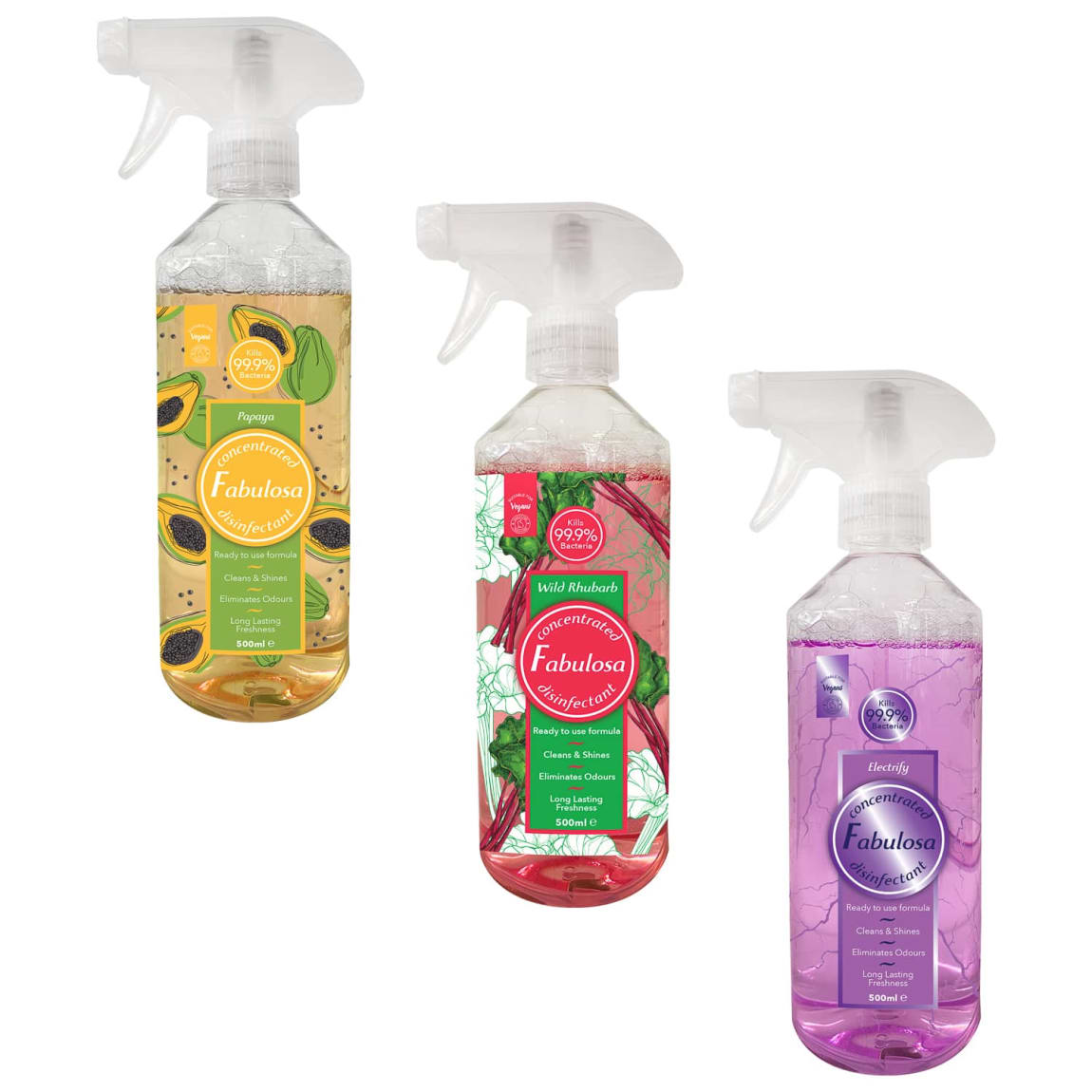 Fabulosa Disinfectant Spray 500ml Electrify Household B&M