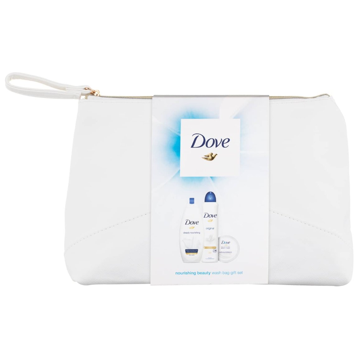 Dove Nourishing Beauty Wash Bag Set Bath & Body Gifts B&M