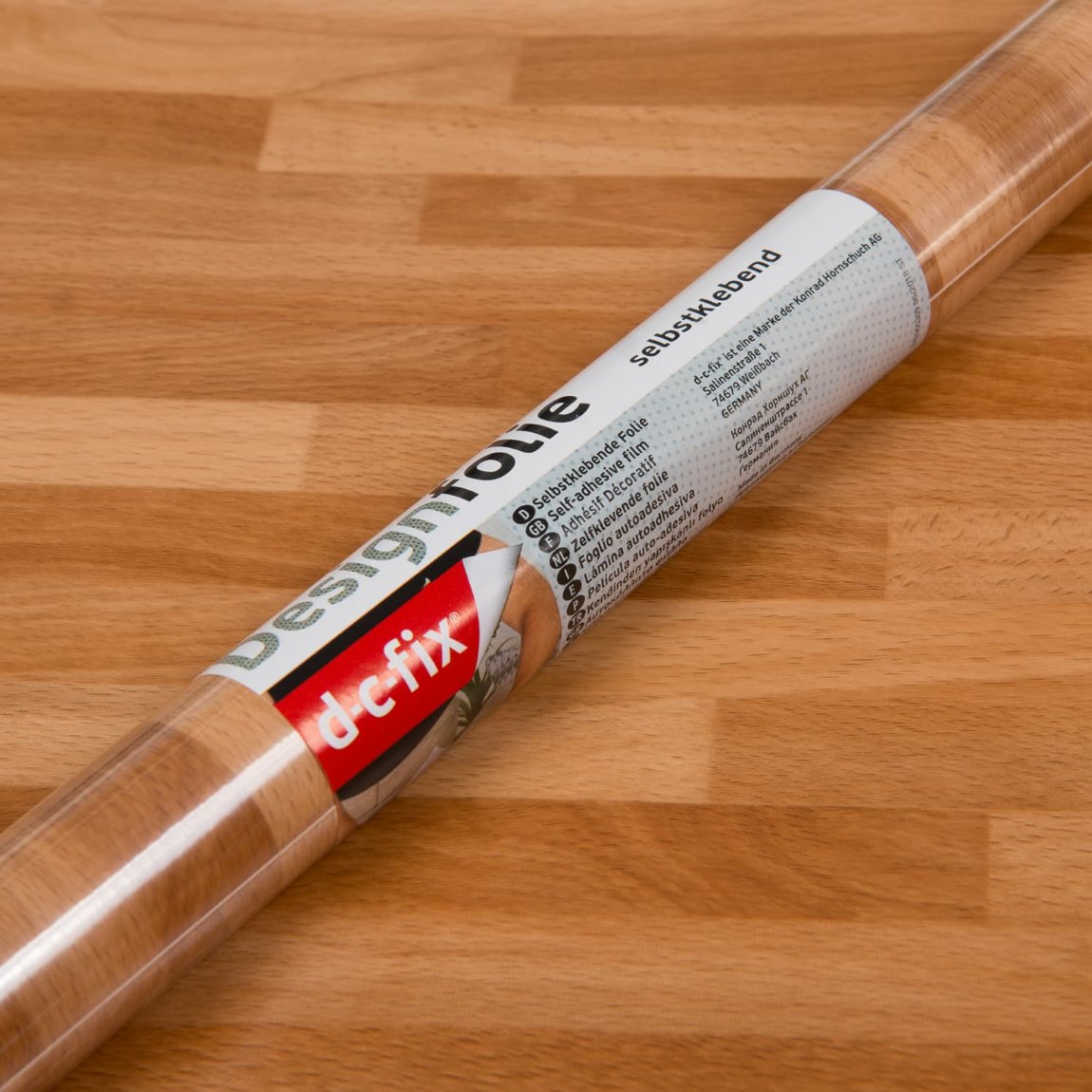 DCFix SelfAdhesive Film 67.5cm x 2m Butcher's Block DIY B&M