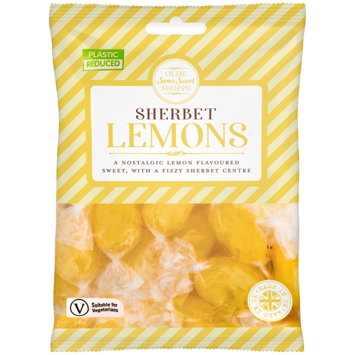 Olde Sam s Sherbet Lemons 180g Confectionery B M