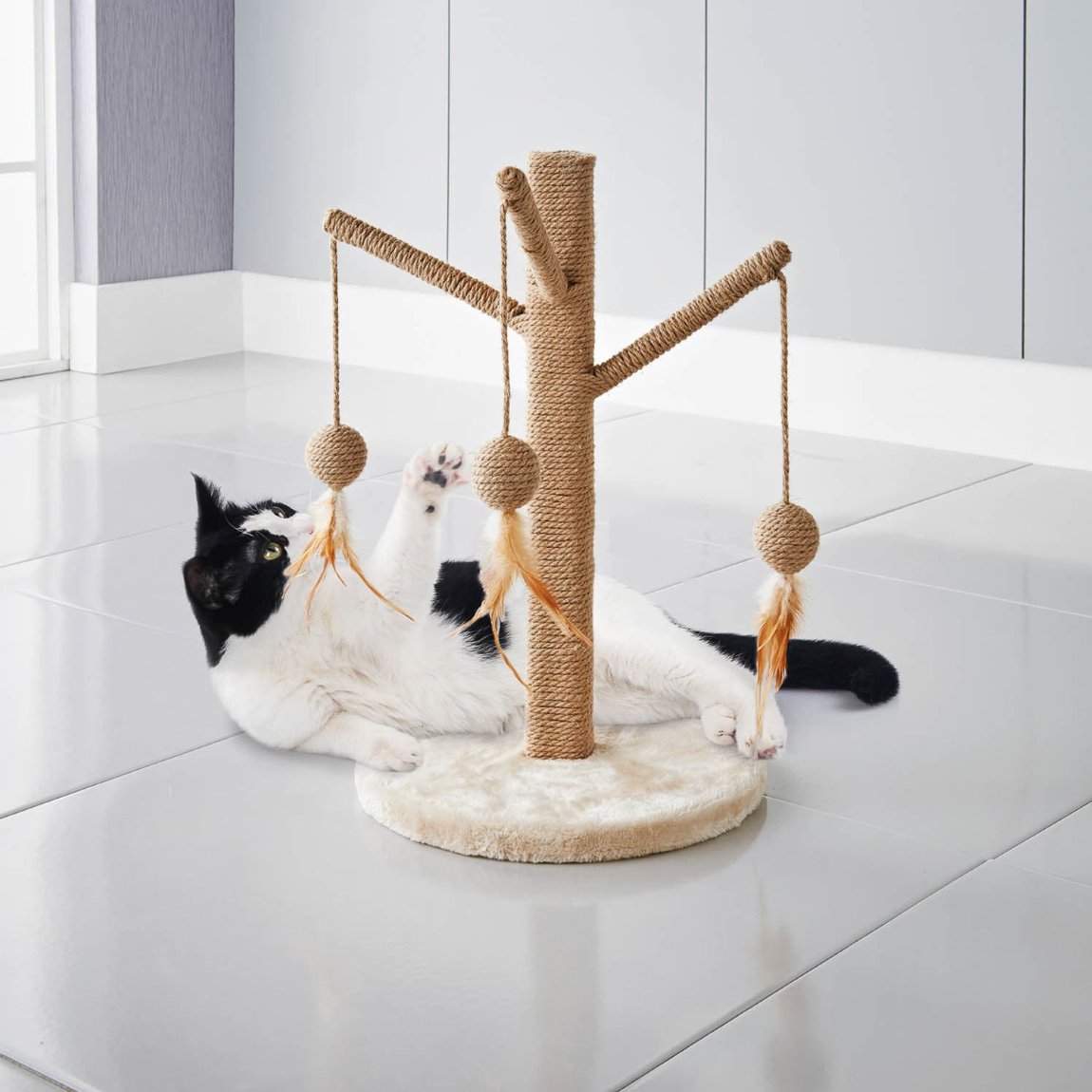 Tree Cat Scratching Post Pets B&M