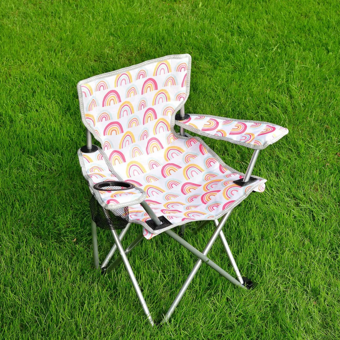 Kids Camping Chair Rainbow Garden Furniture B&M