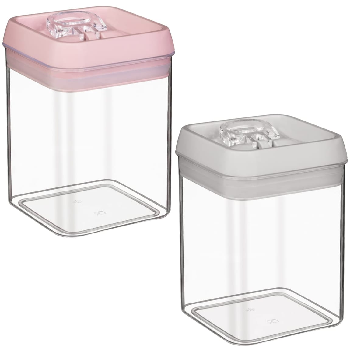 Vacuum Storage Container 1.7L Grey Kitchen Storage B&M