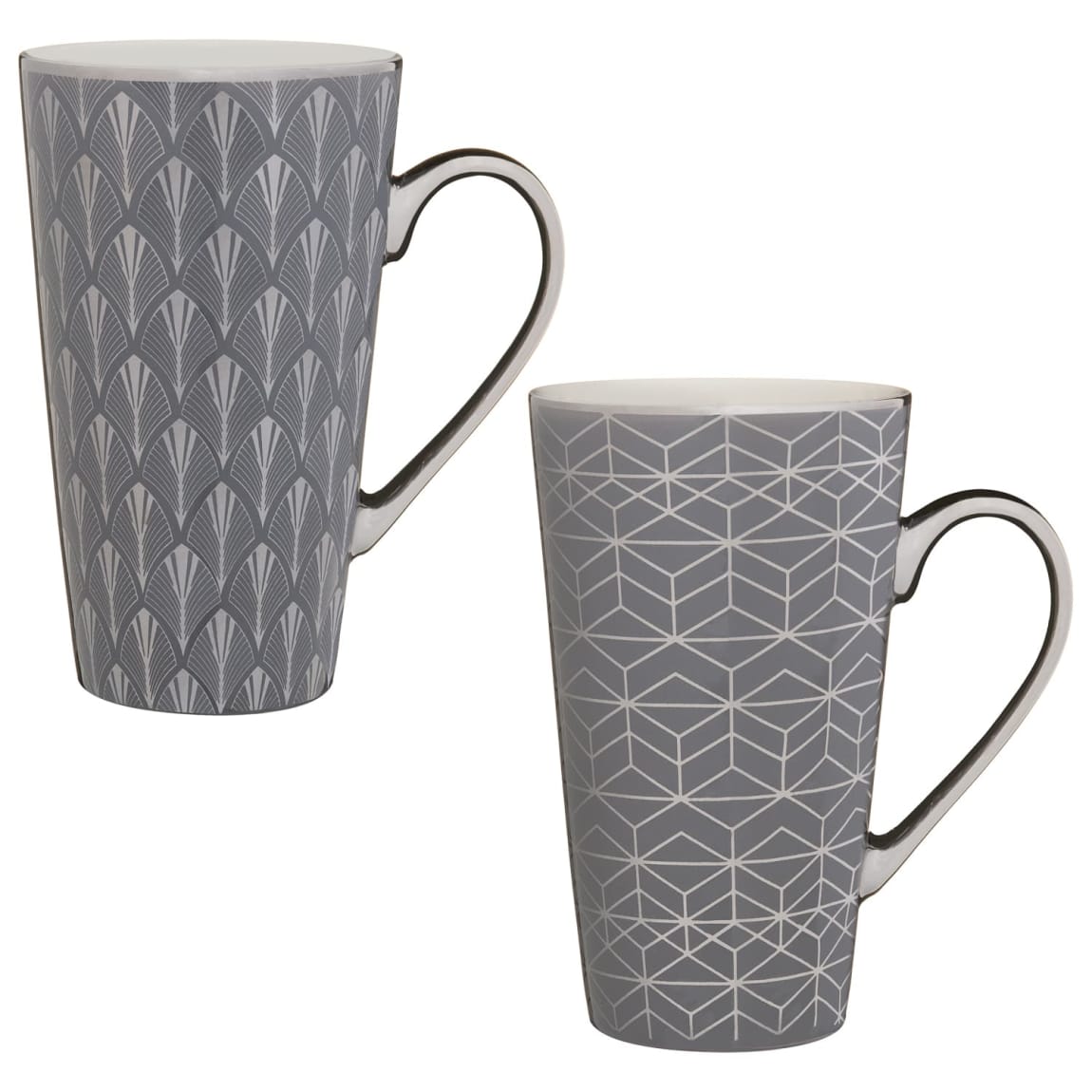 Art Deco Latte Mug Mugs B&M