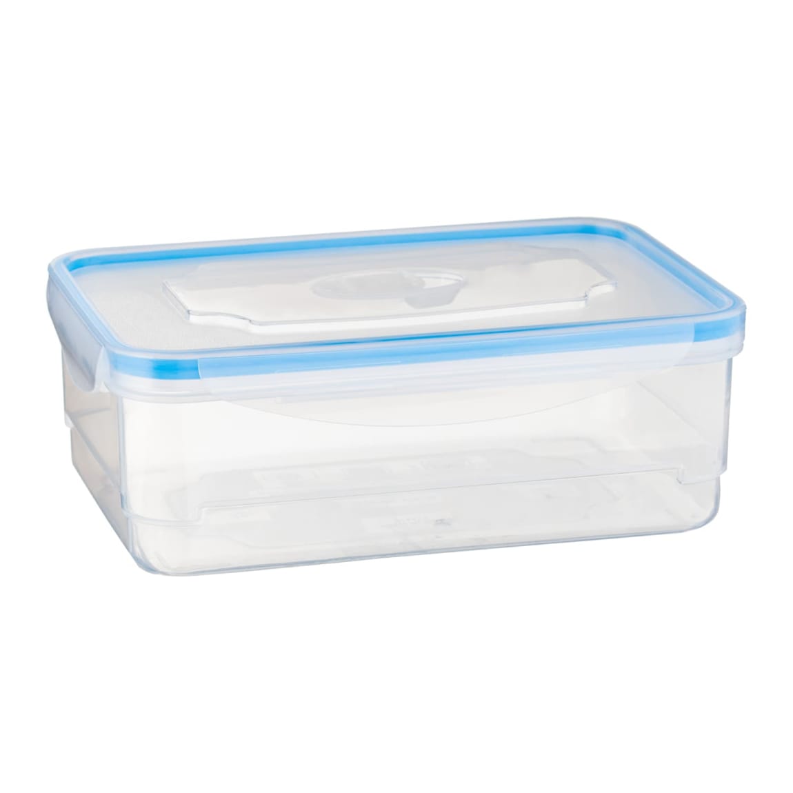 Clip Top Food Containers 4pk Blue Kitchen B&M