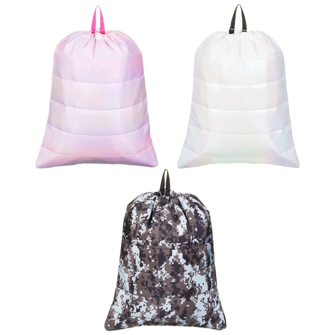 Padded Drawstring Bag Pink Kids Bags & Backpacks B&M