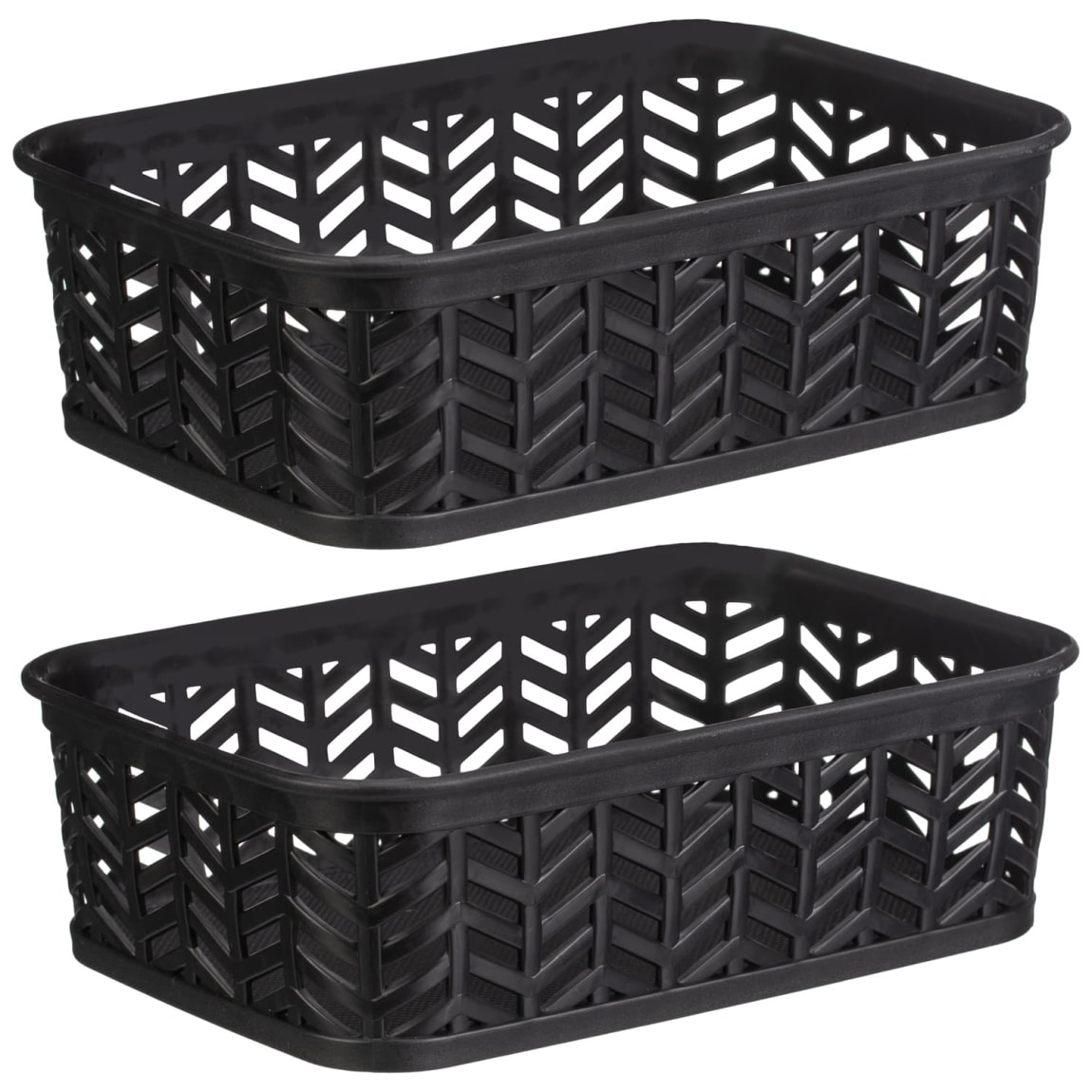 377470-2pk-organise-it-mini-chevron-storage-baskets-black-3
