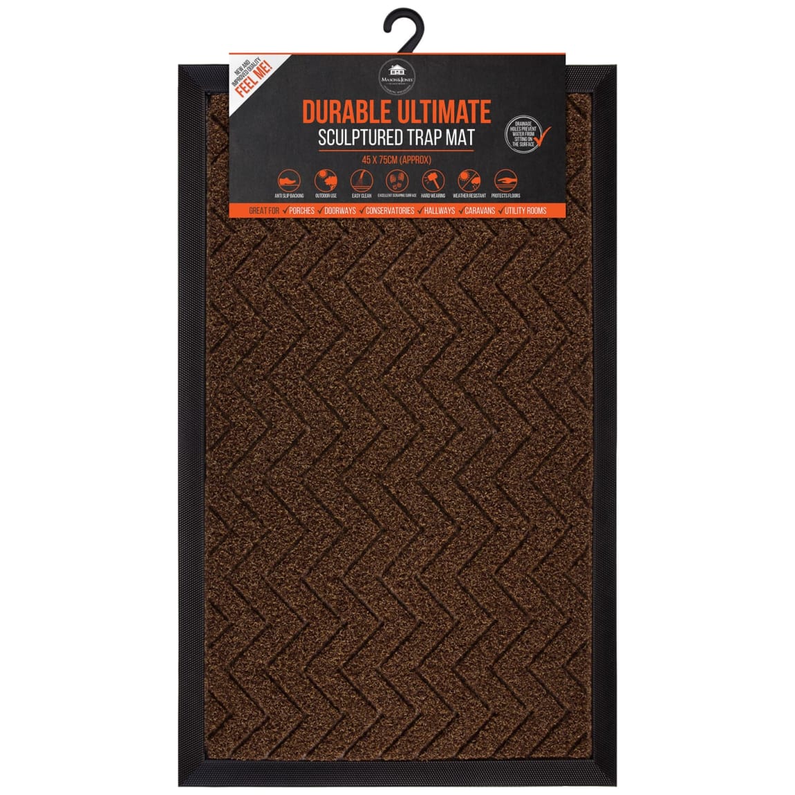 379124-durable-ultimate-sculpted-trap-mat-45x75cm-brown