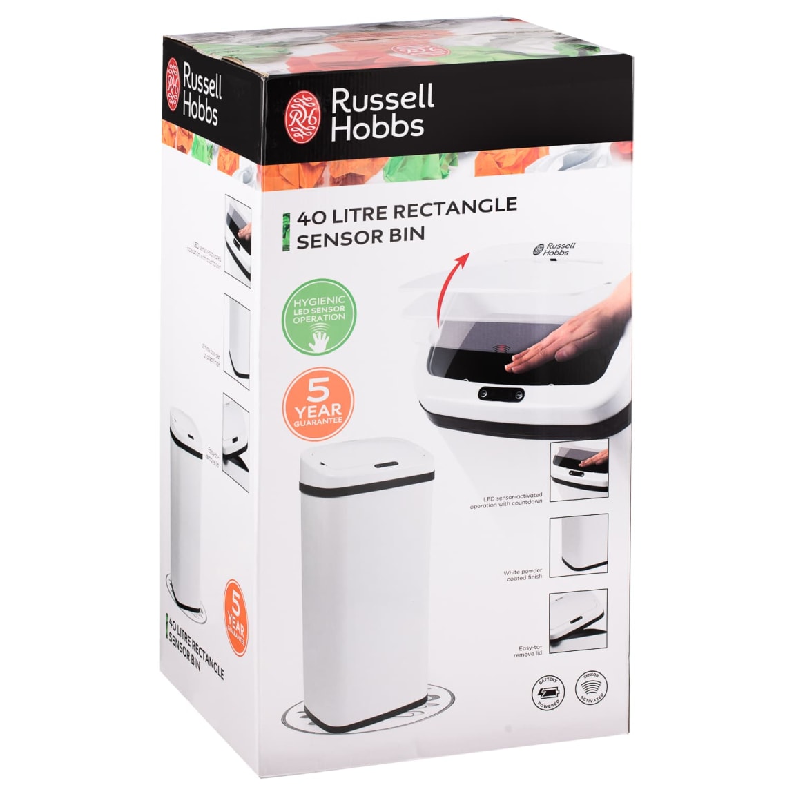 384191-russell-hobbs-rectangle-sensor-bin-40-litre-white