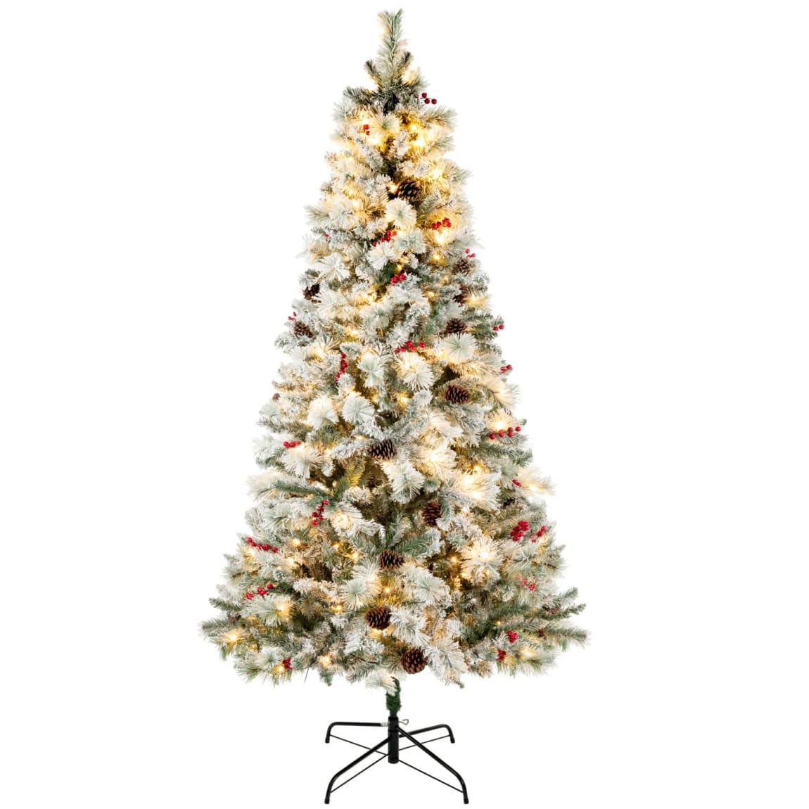 387242-7ft-pre-lit-winchester-christmas-tree-with-snow-berries-and-pinecones-3