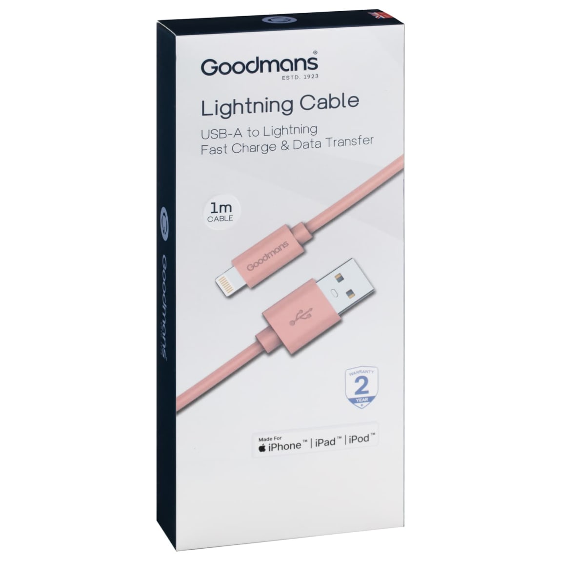 390293-goodmans-lightning-cable-1m-pink