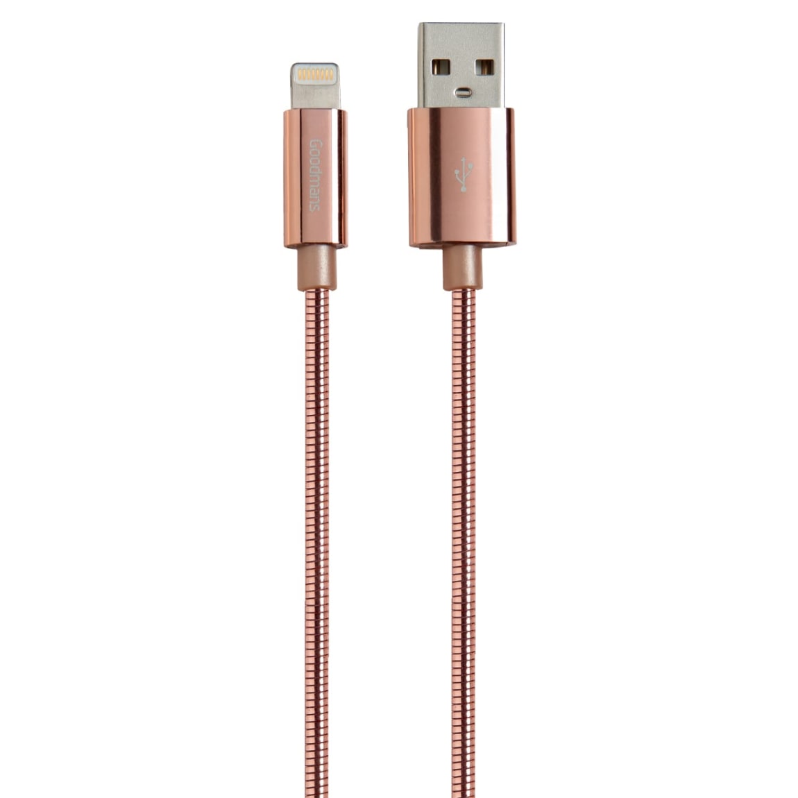 390302-goodmans-metal-lightning-charge-and-sync-cable-1m-rose-gold