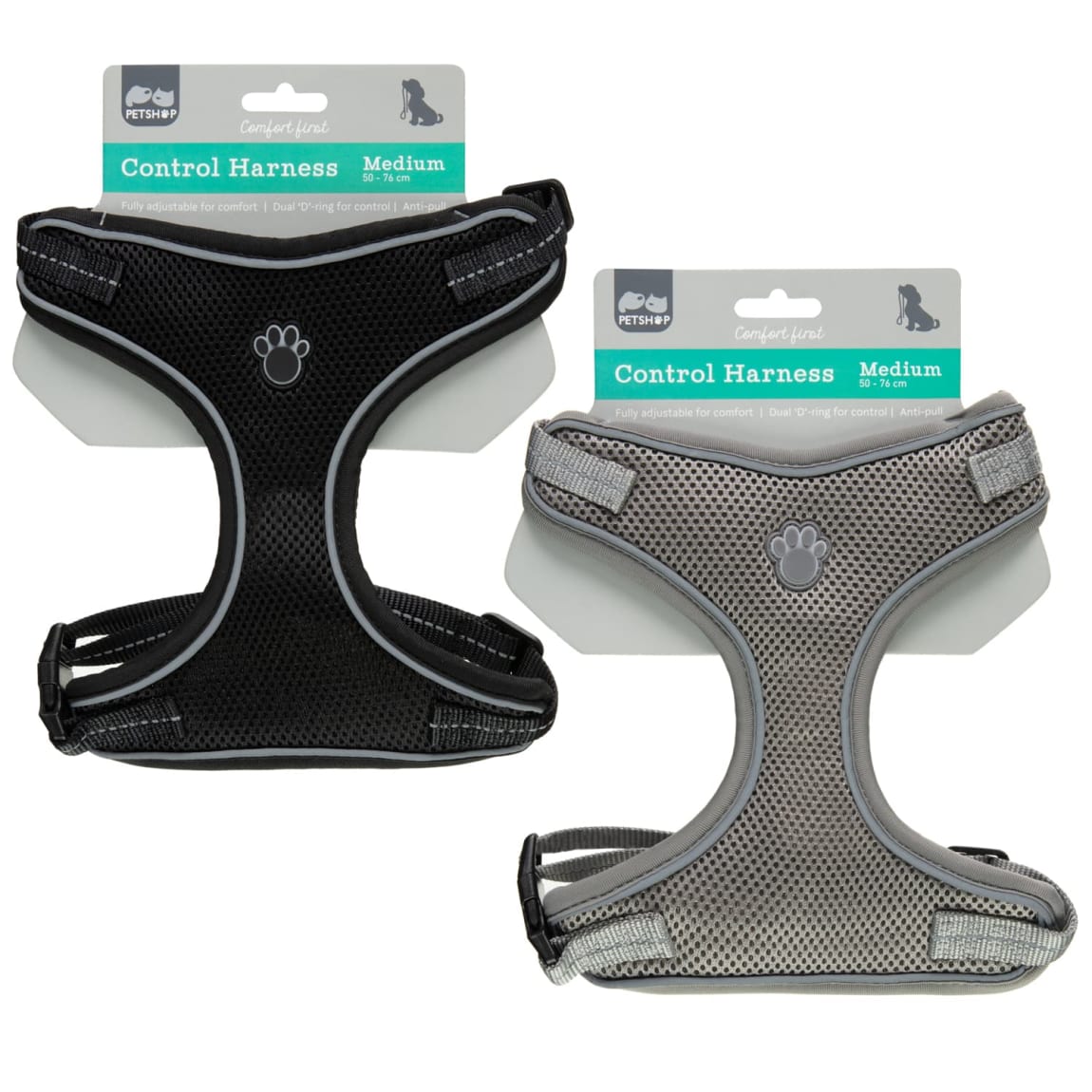 390686-value-reflective-dog-harness-medium-group