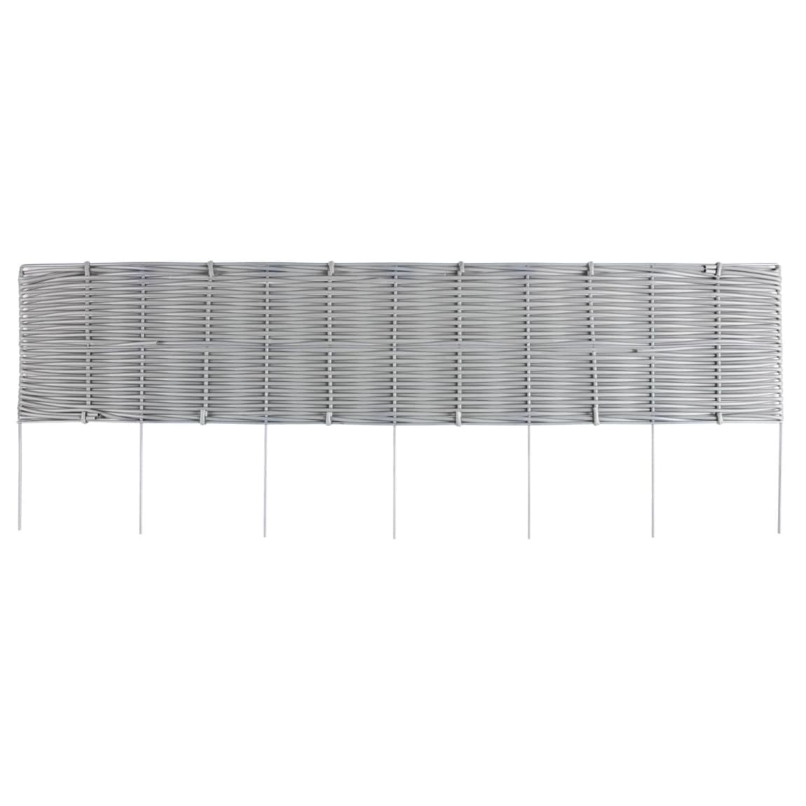 393199-faux-rattan-boarder-fencing-grey