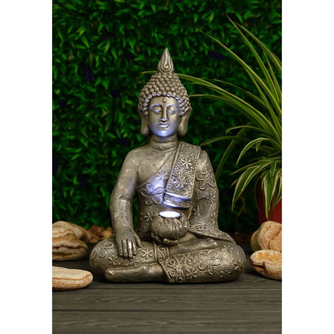 393431-sitting-buddha-ornament--with-cool-white-led