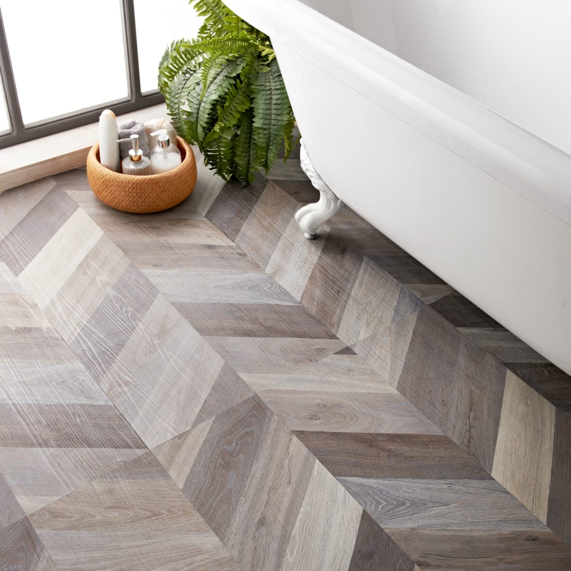 397671-self-adhesive-chevron-effect-vinyl-floor-plank-4