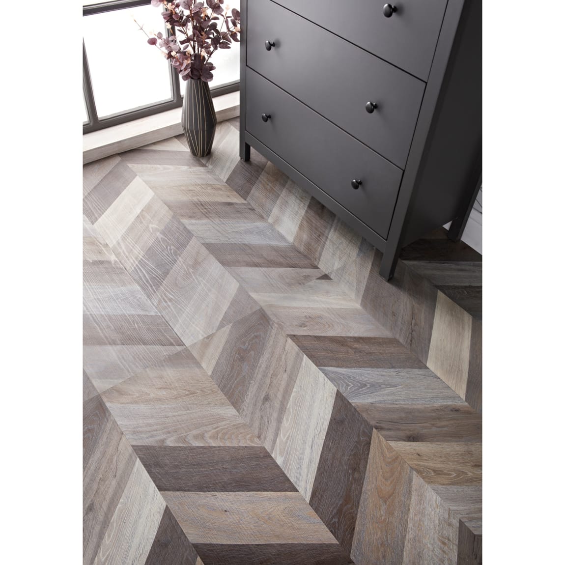 397671-self-adhesive-chevron-effect-vinyl-floor-plank