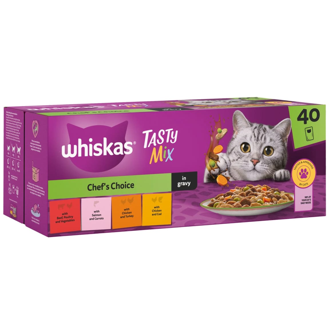399662-whiskas-1-plus-tasty-mix-chef-choice-in-gravy-cat-pouches-40-x-85g-2